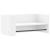 Raft de perete, alb, 70,5x35x30,5 cm, lemn prelucrat GartenMobel Dekor