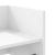 Raft de perete, alb, 70,5x35x30,5 cm, lemn prelucrat GartenMobel Dekor