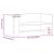 Raft de perete, alb, 70,5x35x30,5 cm, lemn prelucrat GartenMobel Dekor