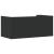 Raft de perete, negru, 70,5x35x30,5 cm, lemn prelucrat GartenMobel Dekor