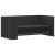 Raft de perete, negru, 70,5x35x30,5 cm, lemn prelucrat GartenMobel Dekor