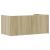 Raft de perete, stejar sonoma, 70,5x35x30,5 cm, lemn prelucrat GartenMobel Dekor