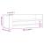 Raft de perete, gri sonoma, 100x35x30,5 cm, lemn prelucrat GartenMobel Dekor