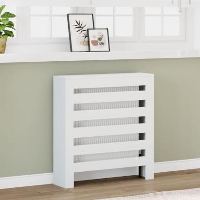 Mască pentru calorifer, alb, 78x20x82 cm, lemn prelucrat GartenMobel Dekor