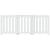 Mască pentru calorifer, alb, 205x21,5x83,5 cm, lemn prelucrat GartenMobel Dekor