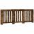 Mască pentru calorifer stejar fumuriu 205x21,5x83,5 cm lemn GartenMobel Dekor