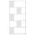 Bibliotecă cu 5 niveluri, alb 80,5x23,5x162,5 cm lemn prelucrat GartenMobel Dekor