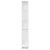 Bibliotecă cu 5 niveluri, alb 80,5x23,5x162,5 cm lemn prelucrat GartenMobel Dekor
