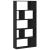 Bibliotecă cu 5 niveluri negru 80,5x23,5x162,5cm lemn prelucrat GartenMobel Dekor