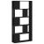 Bibliotecă cu 5 niveluri negru 80,5x23,5x162,5cm lemn prelucrat GartenMobel Dekor