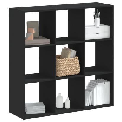 Bibliotecă, negru, 102x32x102 cm, lemn prelucrat GartenMobel Dekor