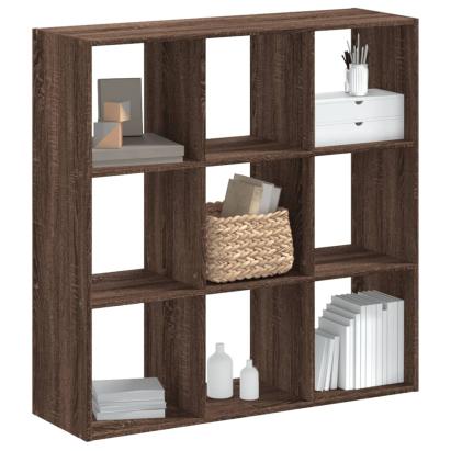 Bibliotecă, stejar maro, 102x32x102 cm, lemn prelucrat GartenMobel Dekor