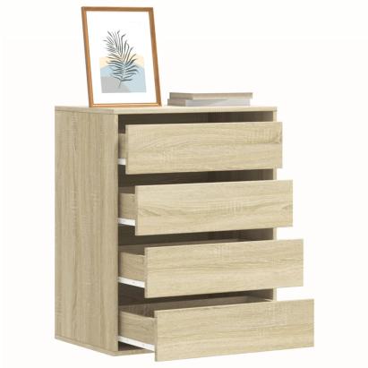 Dulap colț cu sertare stejar sonoma 60x41x76 cm lemn prelucrat GartenMobel Dekor