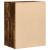 Dulap colț cu sertare stejar fumuriu 60x41x76 cm lemn prelucrat GartenMobel Dekor
