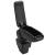 Cotieră auto, negru, 13x34x(33-46) cm ABS GartenMobel Dekor