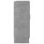 Dulap cu vitrină, gri beton, 82,5x30,5x80 cm, lemn prelucrat GartenMobel Dekor