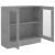 Dulap cu vitrină, gri beton, 82,5x30,5x80 cm, lemn prelucrat GartenMobel Dekor