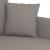 Set de canapea cu perne, 2 piese, gri taupe, material textil GartenMobel Dekor