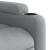 Fotoliu rabatabil electric, gri deschis, textil GartenMobel Dekor