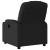 Fotoliu rabatabil electric, negru, material textil GartenMobel Dekor