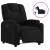 Fotoliu rabatabil electric, negru, material textil GartenMobel Dekor