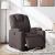 Fotoliu rabatabil electric, maro închis, material textil GartenMobel Dekor