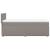 Pat box spring cu saltea, gri taupe, 90x200 cm, textil GartenMobel Dekor
