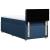 Pat box spring cu saltea, albastru, 90x190 cm, textil GartenMobel Dekor