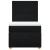 Pat box spring cu saltea, negru, 90x190 cm, textil GartenMobel Dekor