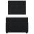 Pat box spring cu saltea, negru, 80x200 cm, catifea GartenMobel Dekor