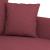 Canapea cu 3 locuri, roșu vin, 180 cm, material textil GartenMobel Dekor