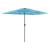 Umbrelă soare de grădină stâlp din oțel, albastru 300x200x250cm GartenMobel Dekor