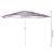 Umbrelă soare de grădină stâlp din oțel, albastru 300x200x250cm GartenMobel Dekor