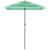 Umbrelă soare de grădină cu stâlp din oțel verde 300x200x250 cm GartenMobel Dekor