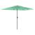 Umbrelă soare de grădină cu stâlp din oțel verde 300x200x250 cm GartenMobel Dekor