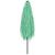 Umbrelă soare de grădină cu stâlp din oțel verde 300x200x250 cm GartenMobel Dekor