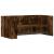 Raft de perete, stejar fumuriu, 70,5x35x30,5 cm, lemn prelucrat GartenMobel Dekor