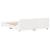 Cadru de pat cu tăblie, alb, 160x200 cm, lemn masiv de pin GartenMobel Dekor