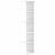 Raft colțar perete alb 36,5x36,5x140 cm lemn prelucrat GartenMobel Dekor