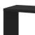 Raft colțar perete negru 45x45x147 cm lemn prelucrat GartenMobel Dekor