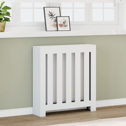 Mască pentru calorifer, alb, 78x20x82 cm, lemn prelucrat GartenMobel Dekor
