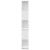 Bibliotecă cu 5 niveluri, alb 45x23,5x162,5 cm lemn prelucrat GartenMobel Dekor