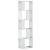 Bibliotecă cu 5 niveluri, alb 45x23,5x162,5 cm lemn prelucrat GartenMobel Dekor