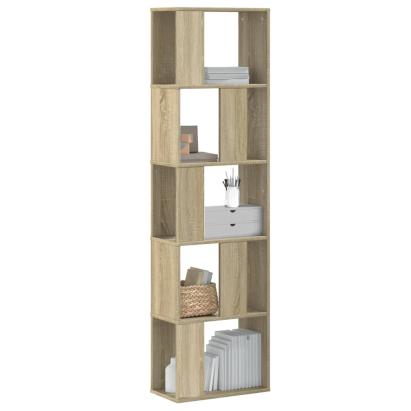 Bibliotecă cu 5 niveluri stejar sonoma 45x23,5x162,5 cm lemn GartenMobel Dekor