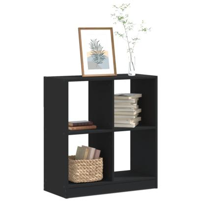 Bibliotecă, negru, 68,5x32x75 cm, lemn prelucrat GartenMobel Dekor