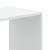 Bibliotecă, albă, 68,5x32x68,5 cm, lemn prelucrat GartenMobel Dekor