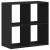 Bibliotecă, negru, 68,5x32x68,5 cm, lemn prelucrat GartenMobel Dekor