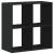 Bibliotecă, negru, 68,5x32x68,5 cm, lemn prelucrat GartenMobel Dekor