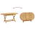 Set mobilier de grădină, 9 piese, lemn masiv acacia/textilenă GartenMobel Dekor