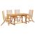 Set mobilier de grădină, 5 piese, lemn masiv acacia/textilenă GartenMobel Dekor